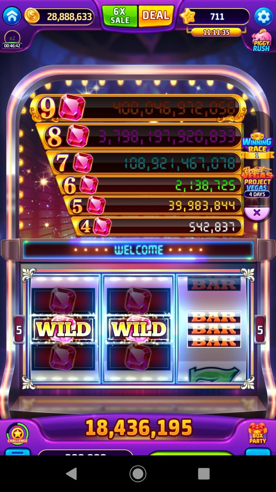 Huuuge Casino game